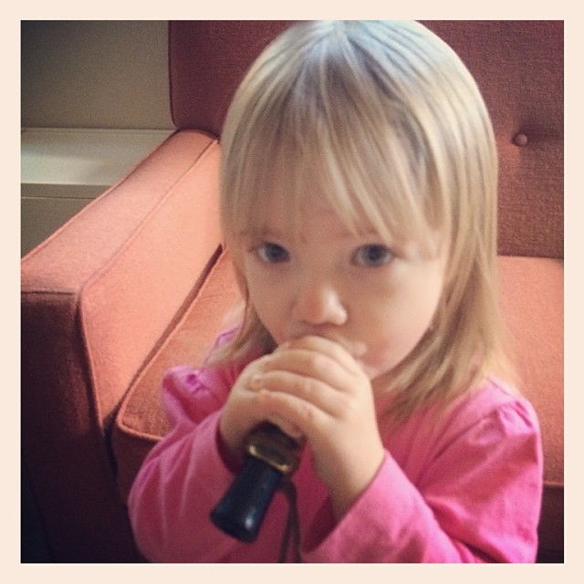 There is a Hazelduck in our living room this morning and she is the best alarm clock ever! #QuackAttack #DuckDynasty