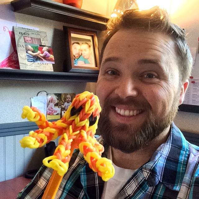 Ginger made me the coolest octopus pencil topper!